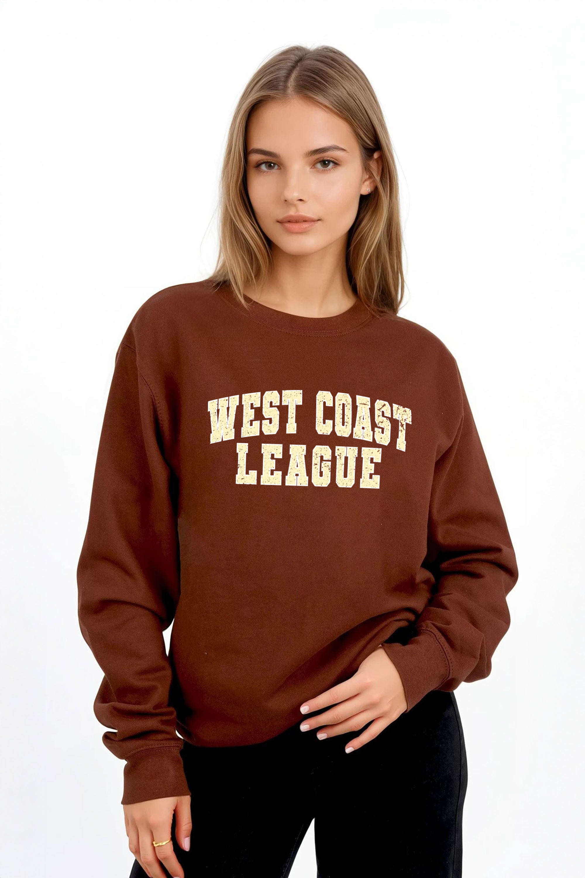 Vintage West Coast League Printed Sweatshirt