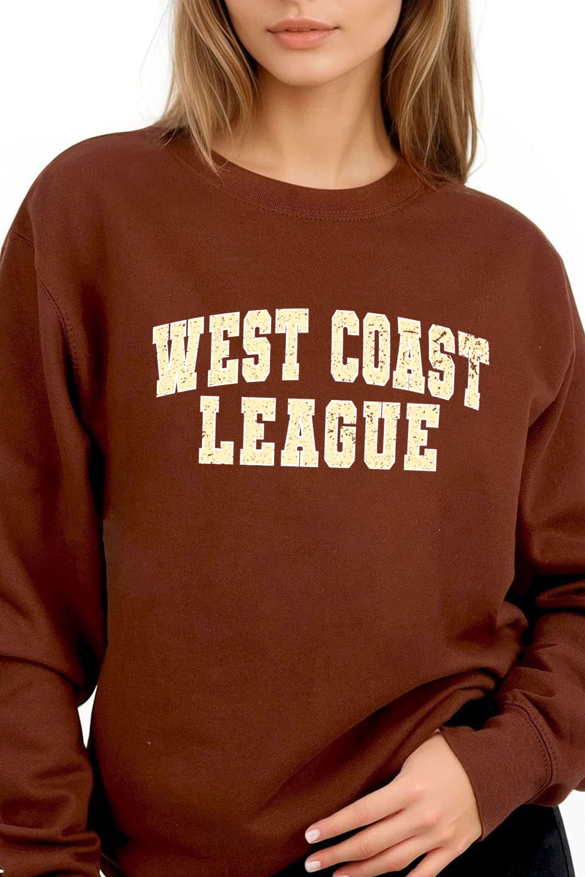 Vintage West Coast League Printed Sweatshirt