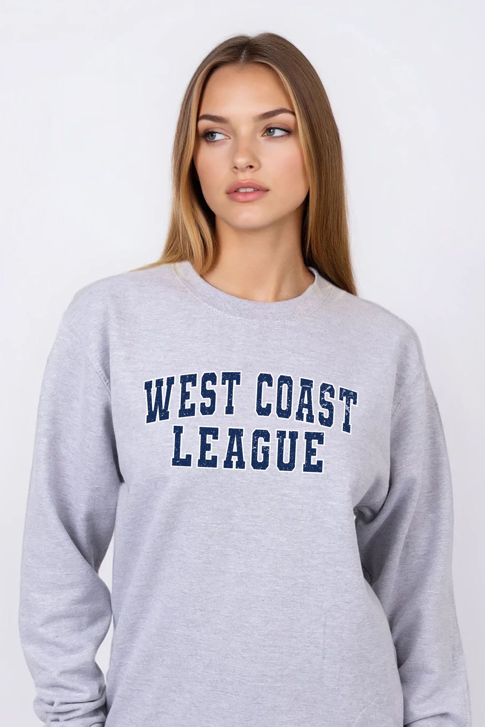 Vintage West Coast League Printed Sweatshirt