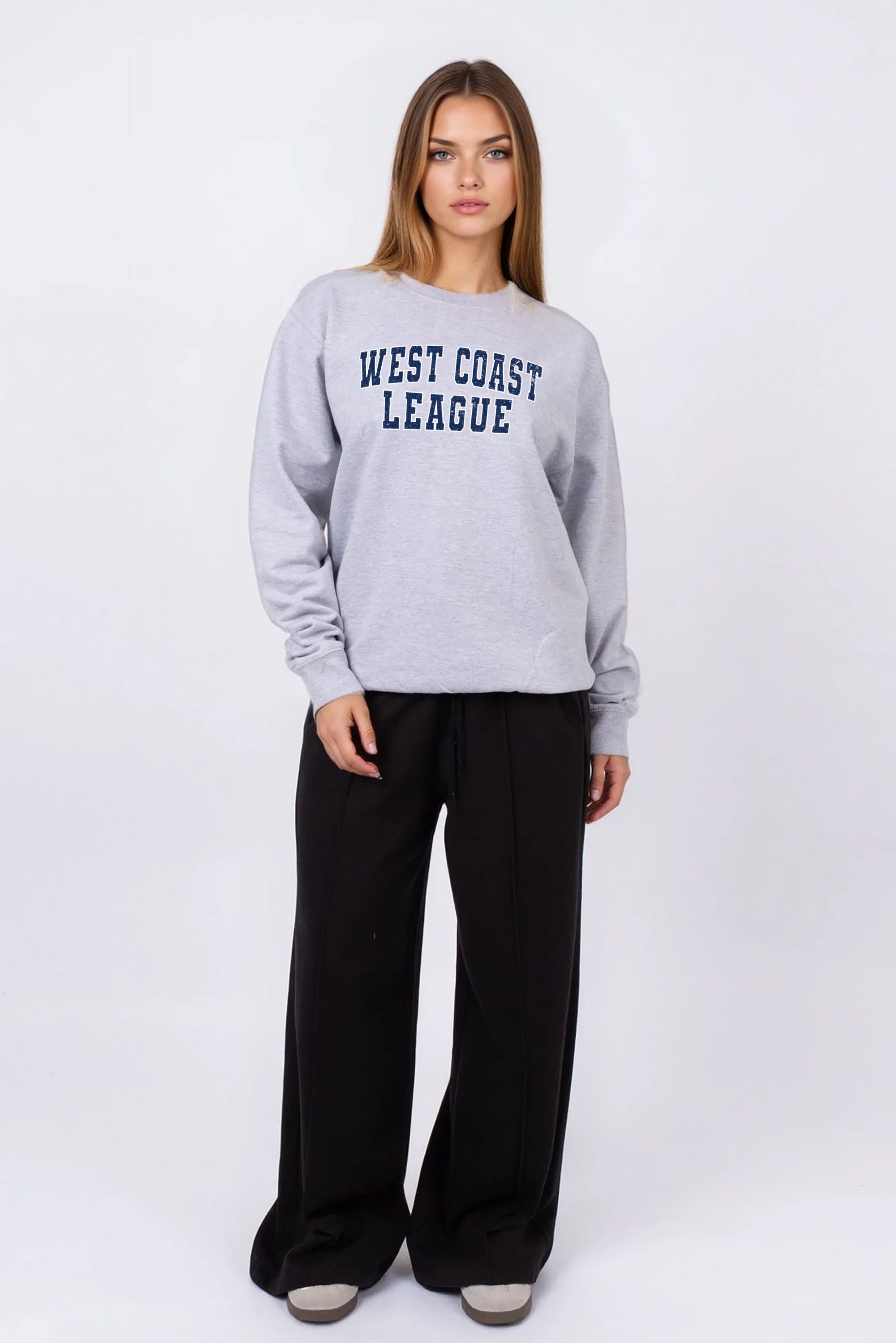 Vintage West Coast League Printed Sweatshirt
