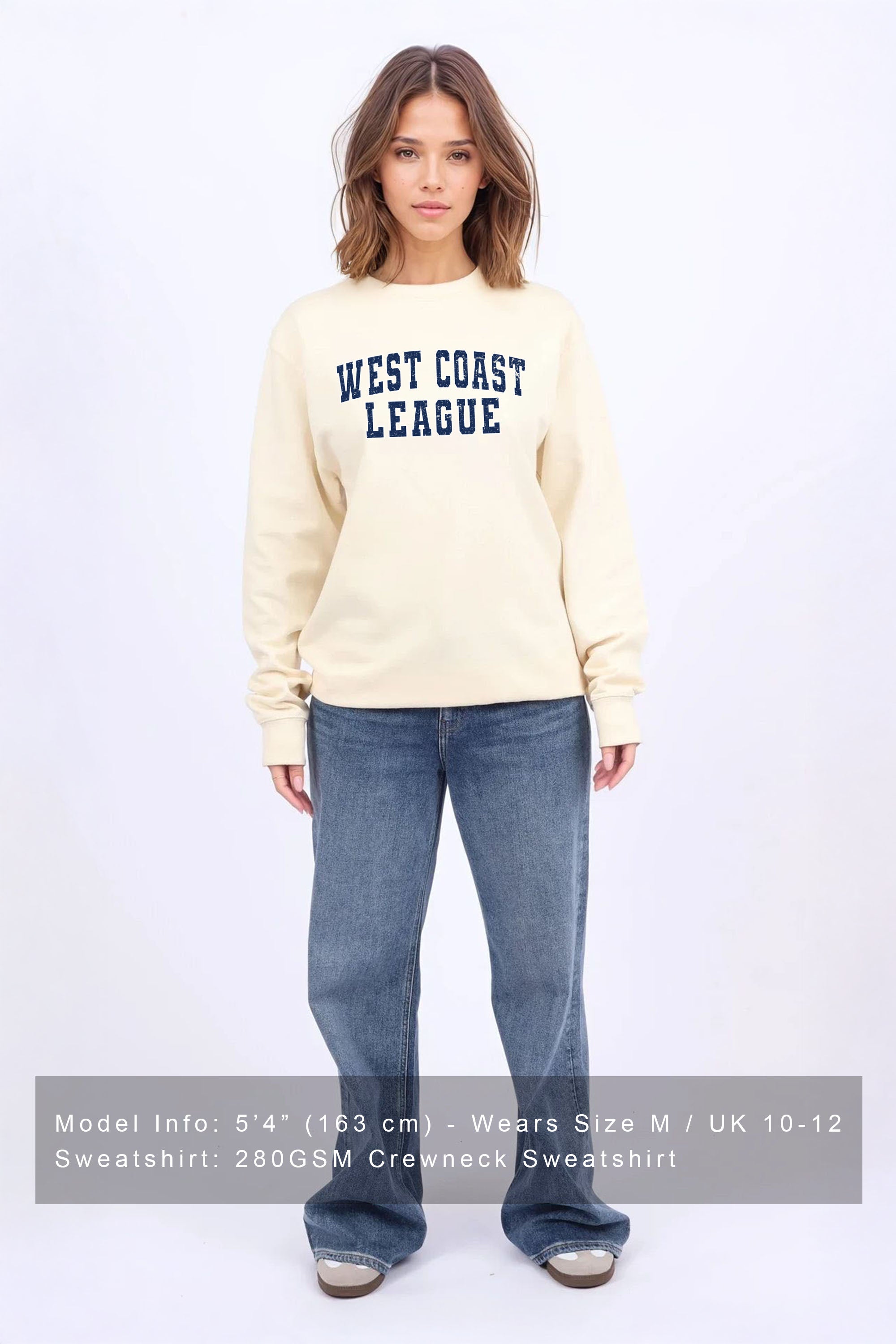Vintage West Coast League Printed Sweatshirt