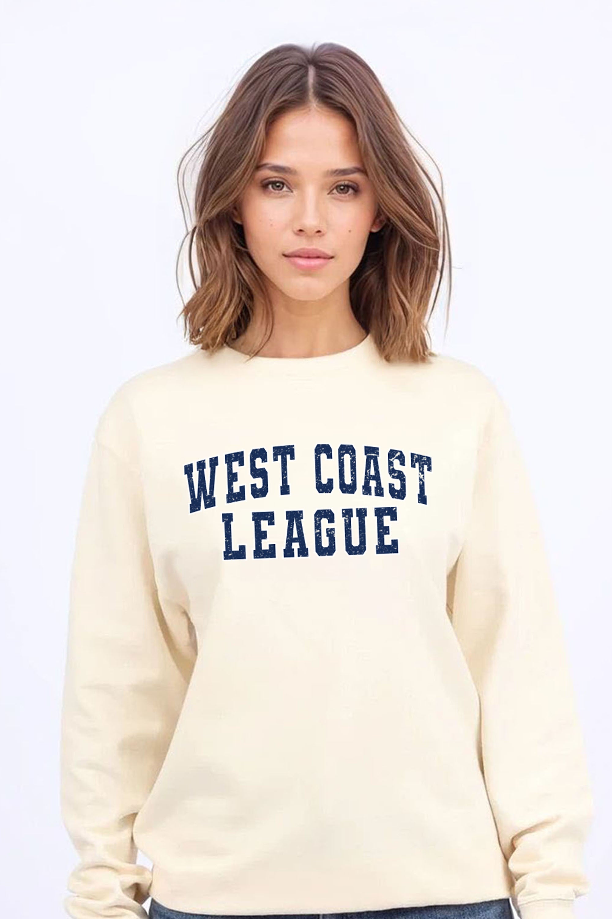 Vintage West Coast League Printed Sweatshirt