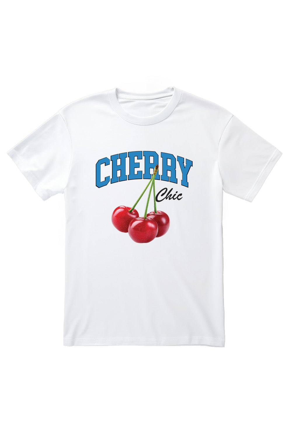 Cherry Chic T-Shirt in White (Custom Packs)