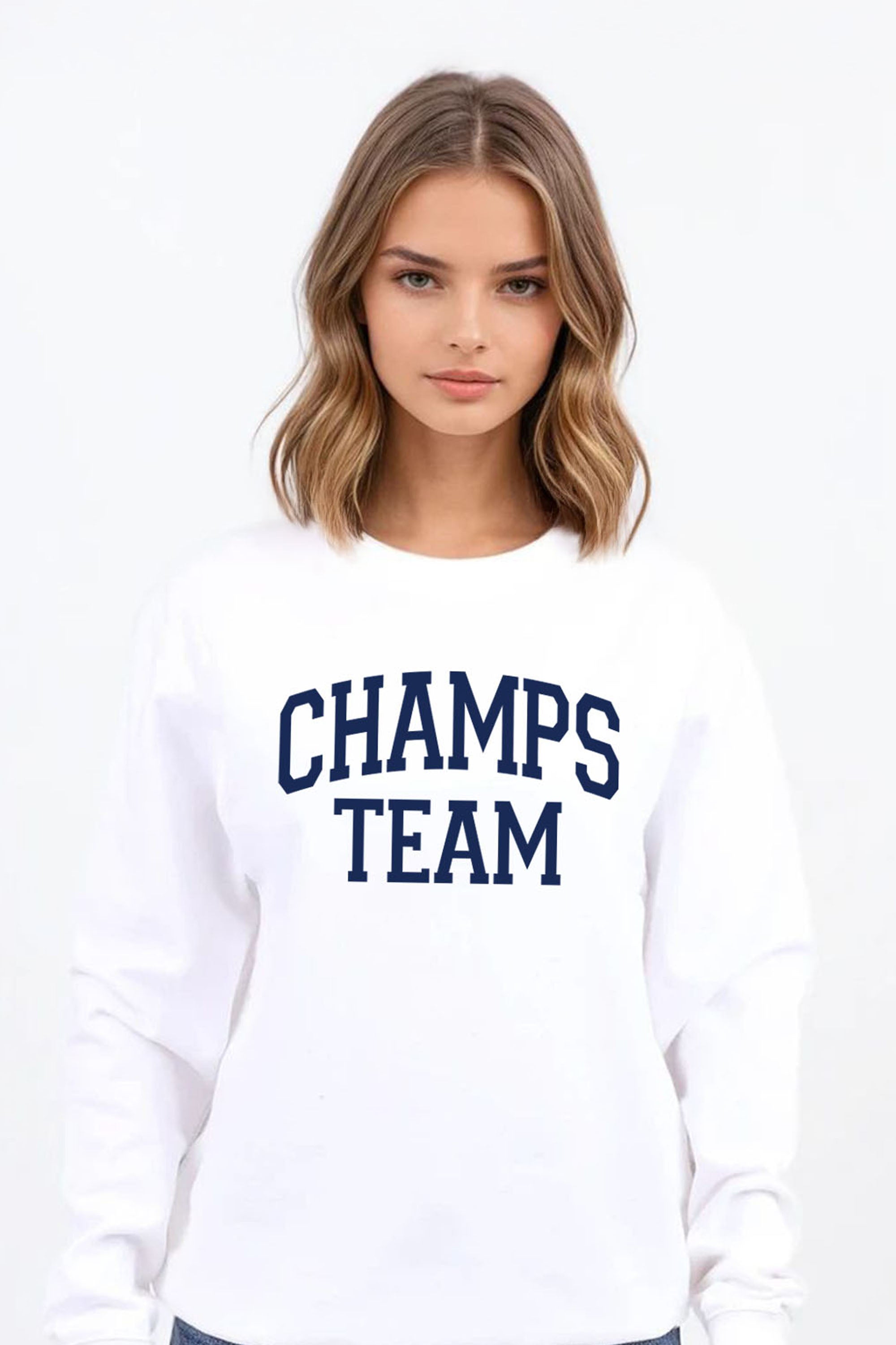 Vintage Champs Team Printed Sweatshirt