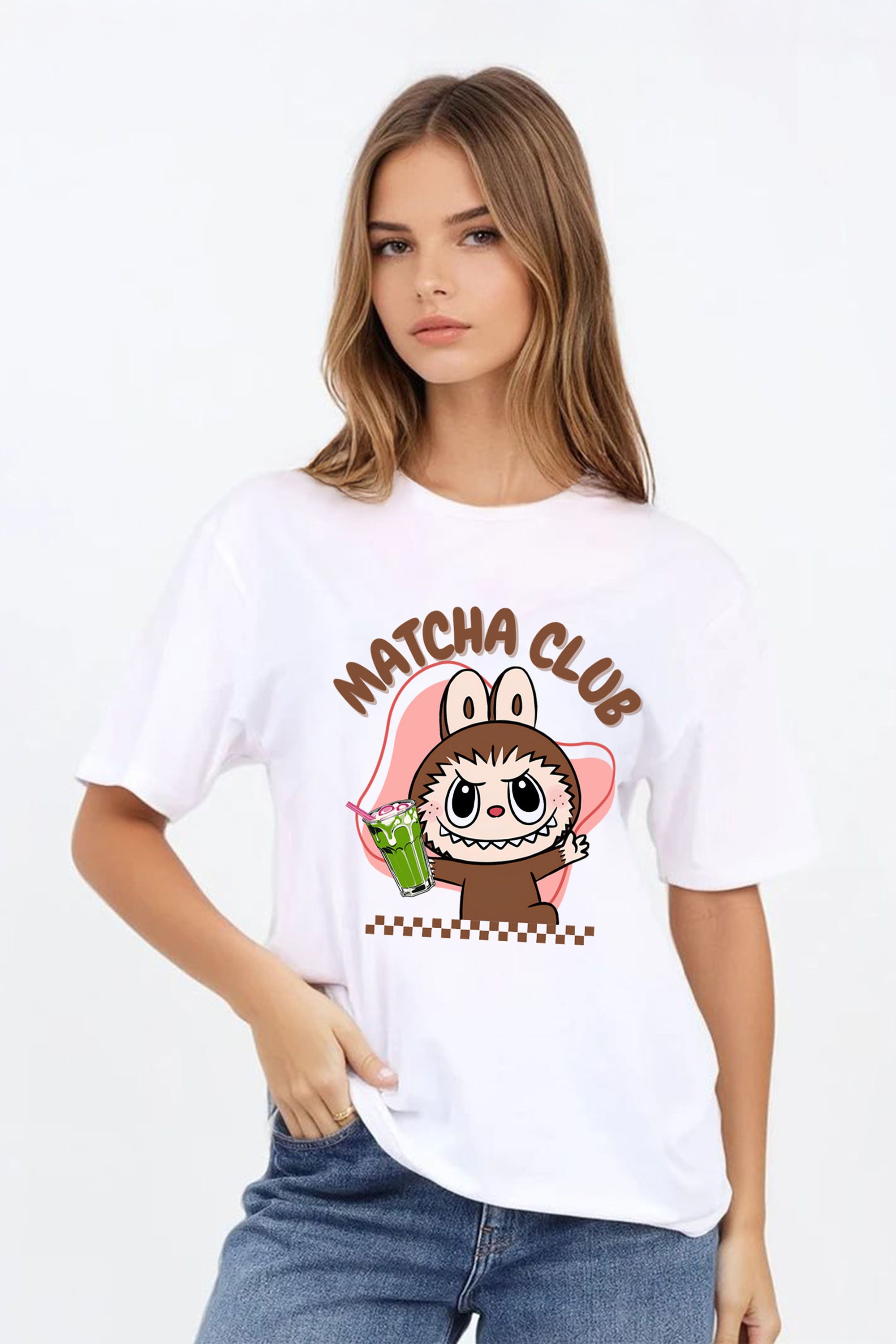 Regular Fit T-shirt in Labubu Matcha Print