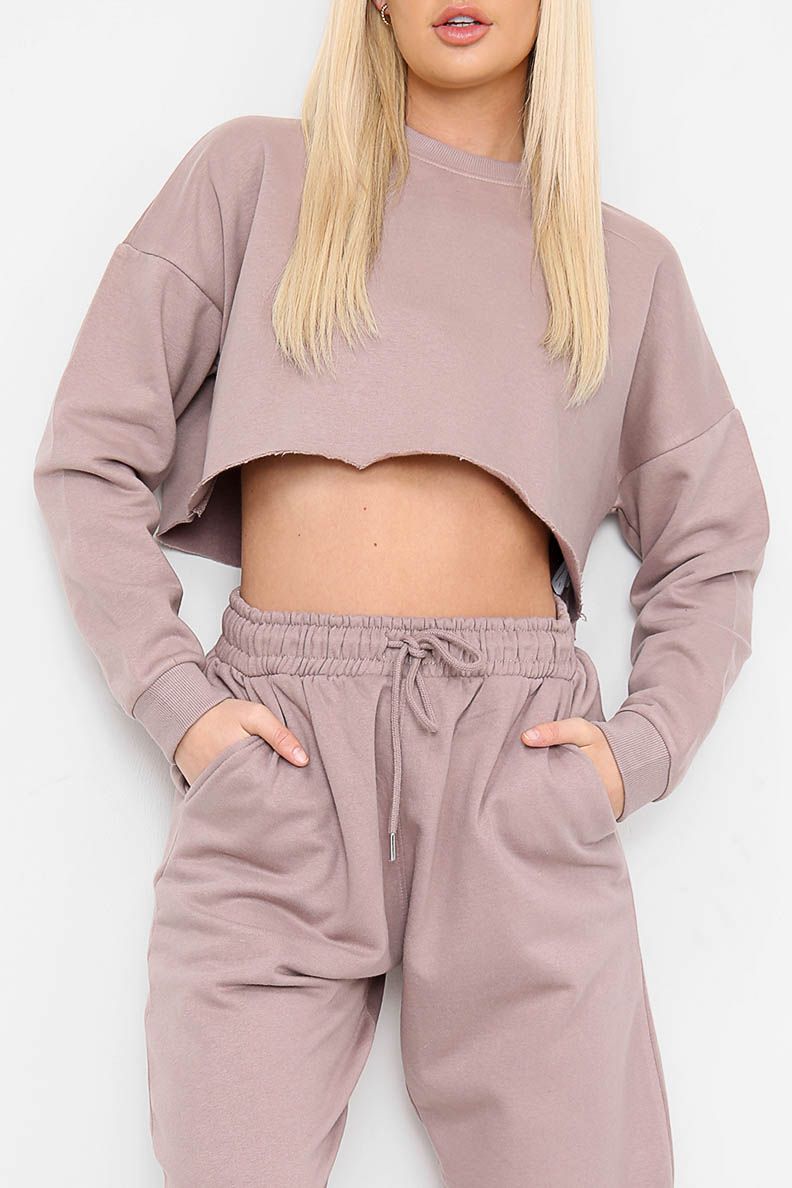 LSF Cropped Top Jogger Co-Ord Set (Pack of 3)